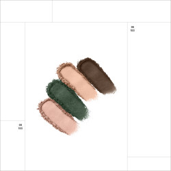 Korres - Real Color Eyeshadow Palette 01 Forest Nudes Τετραπλή Παλέτα Σκιών σε Ματ & Μεταλλικές Αποχρώσεις - 4gr