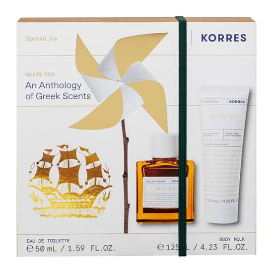 Korres - Promo  White Tea Eau De Toilette Γυναικείο Άρωμα Λευκό Τσάι - 50ml & Γαλάκτωμα Σώματος - 125ml