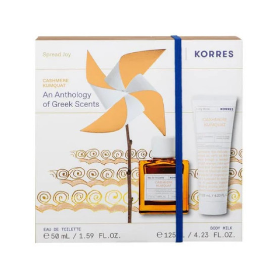 Korres - Promo Cashmere Kumquat Eau de Toilette Γυναικείο Άρωμα- 50ml & Body milk Γαλάκτωμα σώματος - 125ml