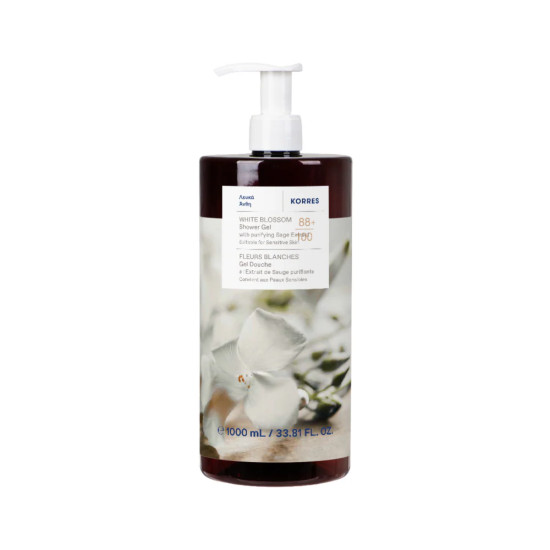 Korres - White Blossom Shower Gel Αφρόλουτρο Λευκά Άνθη με Άρωμα Πούδρας - 1000ml