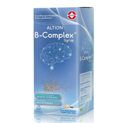 Altion - B-Complex Syrup Συμπλήρωμα Διατροφής Σε Σιρόπι Για την Φυσιολογική Λειτουργία του Νευρικού Συστήματος - 150ml