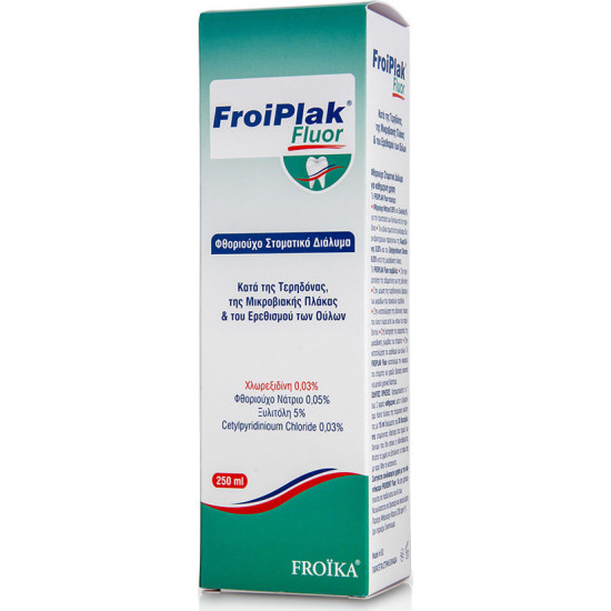 Froika - FroiPlak Fluor Φθοριούχο Στοματικό Διάλυμα - 250ml Froika - FroiPlak Fluor Φθοριούχο Στοματικό Διάλυμα - 250ml