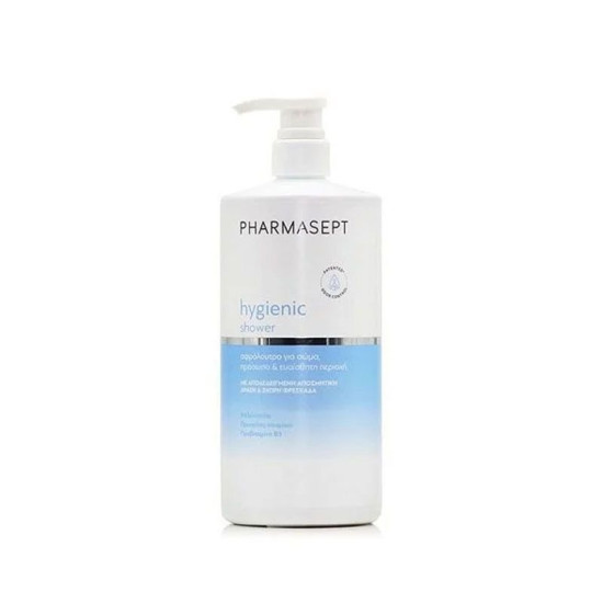 PharmaSept - Hygienic Shower Αφρόλουτρο για Πρόσωπο, Σώμα & Ευαίσθητη Περιοχή με Ήπια Αντισηπτική Δράση - 1lt
