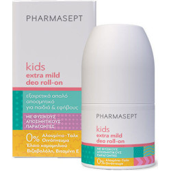 Pharmasept - Kids Extra Mild Deo Roll-On  Απαλό Αποσμητικό για Παιδιά & Εφήβους - 50ml