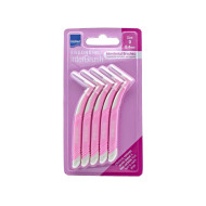 Intermed - Ergonomic InterBrush Μεσοδόντια Βουρτσάκια με Ειδική Ανατομική Λαβή Ροζ Size 0 (0.4mm) - 5 Τεμάχια
