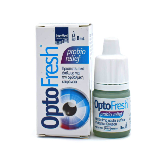 InterMed - Optofresh Probio Relief Οφθαλμικές Σταγόνες για Ξηροφθαλμία - 8ml