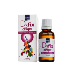 Intermed - D3 Fix Drops 200IU Πόσιμο Διάλυμα D3 Σε Σταγόνες - 30ml