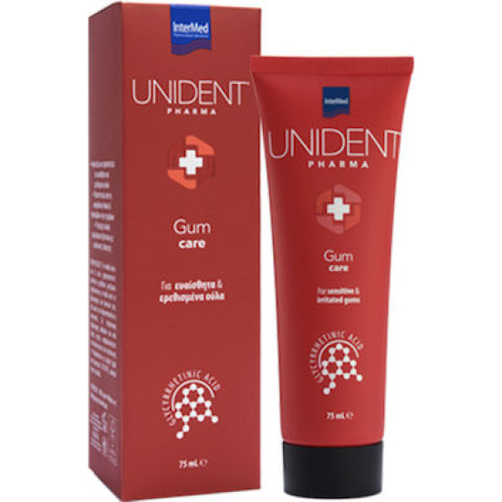 InterMed - Unident Pharma Gum Care Οδοντόκρεμα για Ευαίσθητα & Ερεθισμένα Ούλα - 75ml