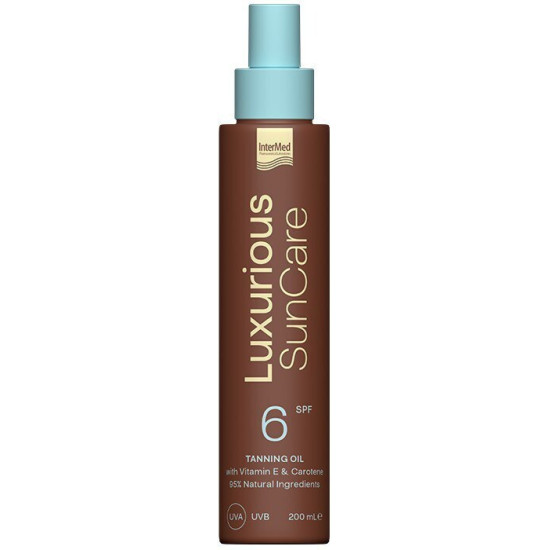 Intermed - Luxurious Sun Care Αντηλιακό Λάδι για το Σώμα SPF6 - 200ml