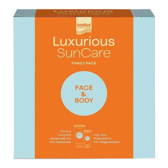 Intermed - Promo Luxurious Suncare Family Pack Face Cream Spf 50 - 75ml & Body Cream Spf 50 - 200ml