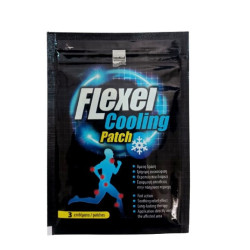 Intermed - Flexel Cooling Patch Αυτοκόλλητα επιθέματα για άμεση ανακούφιση από πόνους - 3τμχ
