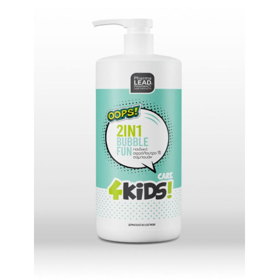 PharmaLead - Oops! 4 Kids Care 2 In 1 Bubble Fun Παιδικό Αφρόλουτρο & Σαμπουάν - 1lt