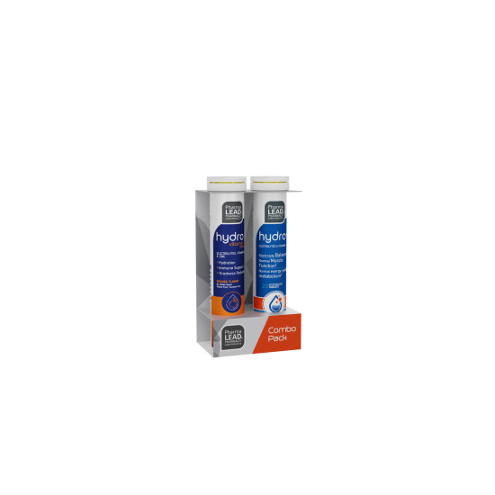 Pharmalead - Promo Hydro Vitamin C Συμπλήρωμα διατροφής με Ηλεκτρολύτες, Βιταμίνες C, D και Ψευδάργυρο - 20 eff.tabs & Δώρο Hydro+ - 20 eff.tabs