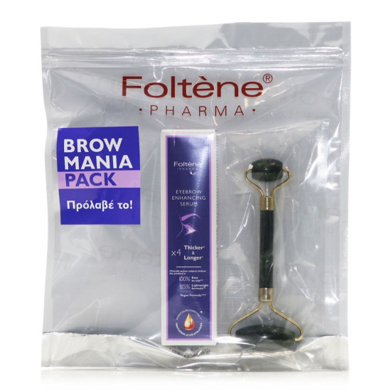 Foltene Pharma - Promo Pack Eyebrow Serum Ενδυνάμωσης Φρυδιών - 4ml & Face Roller - 1τμχ