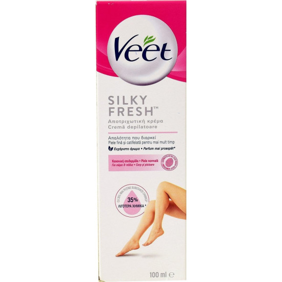 Veet - Silky fresh Αποτριχωτική κρέμα για κανονική επιδερμίδα - 100ml