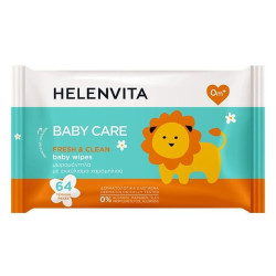 Helenvita - Baby Μωρομάντηλα με Χαμομήλι και Βιταμίνη Ε - 64τμχ.