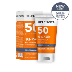 Helenvita - Sun anti-photoaging face cream SPF50 Αντηλιακή κρέμα προσώπου κατά της φωτογήρανσης - 50ml
