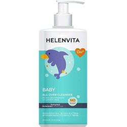 Helenvita - Baby All Over Cleanser Rerfume Talc Βρεφικό Υγρό Καθαρισμού για Σώμα & Μαλλιά με Άρωμα Πούδρας - 1lt