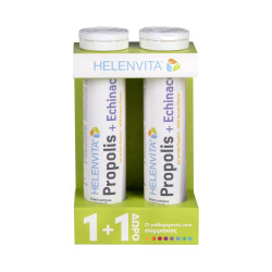 Helenvita - Propolis & Echinacea Συμπλήρωμα για την Ενίσχυση του Ανοσοποιητικού Λεμόνι - 40 αναβράζοντα δισκία 