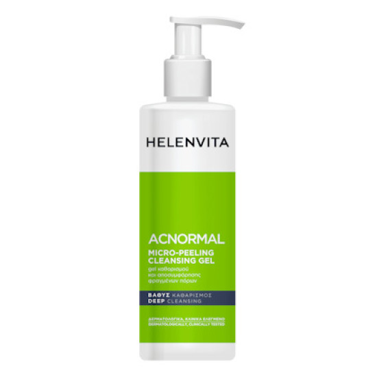Helenvita - ACNormal Micro Peeling Cleansing Gel  Τζελ Καθαρισμού και Αποσυμφόρησης Φραγμένων Πόρων - 200ml
