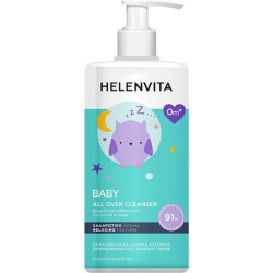 Helenvita - Baby All Over Cleanser Calm Ήπιο Καθαριστικό Υγρό για το Σώμα και τα Μαλλιά του Βρέφους με Καταπραΰντικούς Παράγοντες  - 1lt
