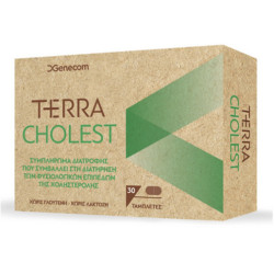 Genecom - Terra Cholest για την Διατήρηση των Φυσιολογικών Επιπέδων της Χοληστερόλης - 30tabs