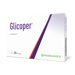 Pharmaluce - Glicoper Συμπλήρωμα Διατροφής για την Μείωση των Επιπέδων Γλυκόζης - 30 κάψουλες 