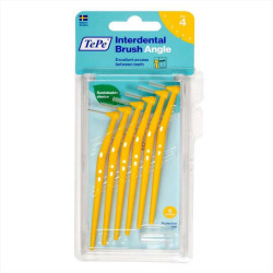 TePe - Interdental Brush Angle No.4 Κίτρινο 0.7mm - 6τμχ