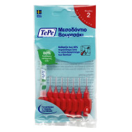 Tepe - xx-fine 0.5mm Κόκκινο Μεσοδόντια Βουρτσάκια - 8τμχ