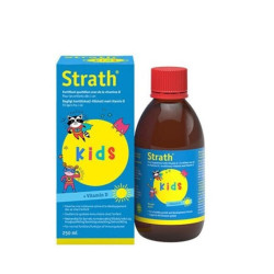 Strath - Kids Food Supplement with Vitamin D Πολυβιταμινούχο φυσικό σιρόπι - 250ml