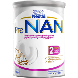 Nestle - Γάλα σε Σκόνη Pre NAN Stage 2 0m+ - 400gr
