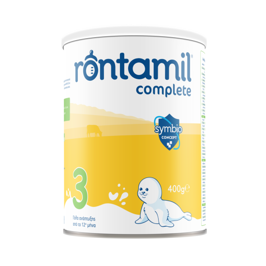 Rontamil - Complete 3 Γάλα ανάπτυξης με γεύση βανίλιας από τον 12° μήνα - 400gr