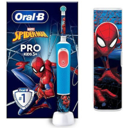 Oral-B - Vitality Pro Ηλεκτρική Οδοντόβουρτσα Spider-Man Με Θήκη Ταξιδίου Για Παιδιά 3+ Ετών - 1τμχ
