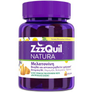 ZzzQuil - Natura Συμπλήρωμα Διατροφής Μελατονίνης Σε Γεύση Μπανάνα και Μάνγκο - 30 ζελεδάκια