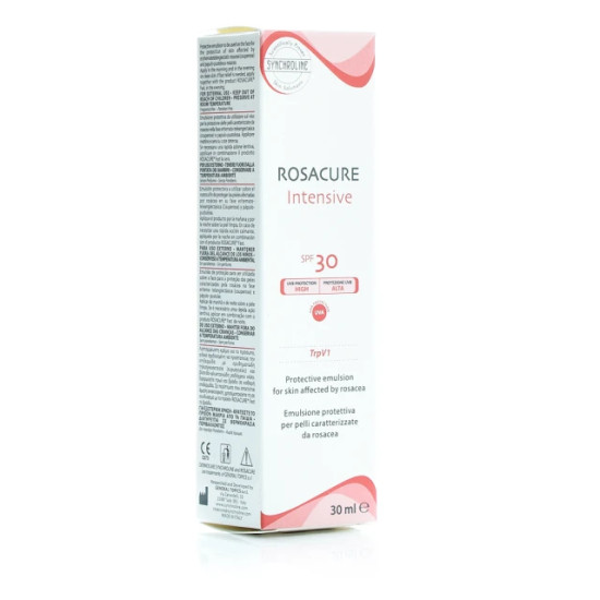 Synchroline - Rosacure Intensive SPF 30 Ενυδατική και καταπραϋντική κρέμα προσώπου, για την επιδερμίδα με μόνιμη ή παροδική ερυθρότητα - 30ml
