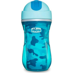 Chicco - Παιδικό Ποτηράκι "Sport" από Πλαστικό Μπλε για 14m+ - 266ml 
