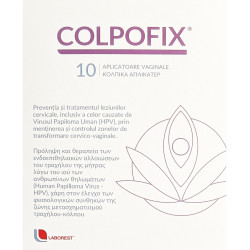 Laborest - Colpofix Vaginal Applicators Κολπικό Τζελ για τις Ενδοεπιθηλιακές Αλλοιώσεις του Τραχήλου της Μήτρας - 10 Τεμάχια