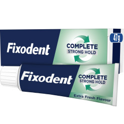 Fixodent - Complete Strong Hold Στερεωτική Κρέμα Τεχνητής Οδοντοστοιχίας - 47gr
