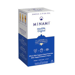 Minami - Morepa omega-3 fish oil Συμπλήρωμα διατροφής με Ω-3 λιπαρά οξέα - 30softgels