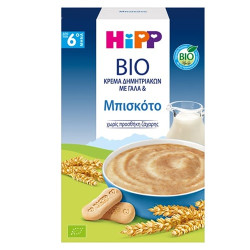 Hipp - Kρέμα δημητριακών με Γάλα & Μπισκότο Από τον 6ο Μήνα -250gr